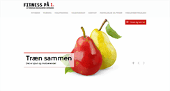 Desktop Screenshot of fitnesspaa1.dk