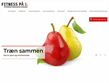 Tablet Screenshot of fitnesspaa1.dk
